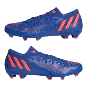Adidas Blue PREDATOR EDGE .3 Low FG Soccer Boot