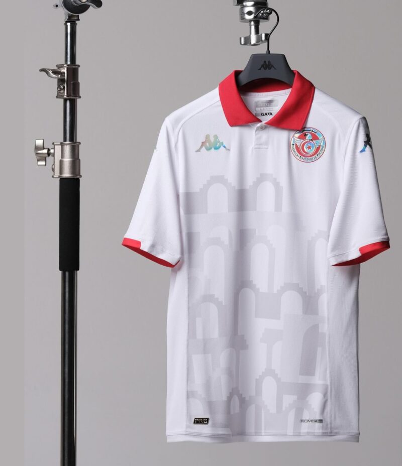 Tunisia 2024 away Kit back jersey